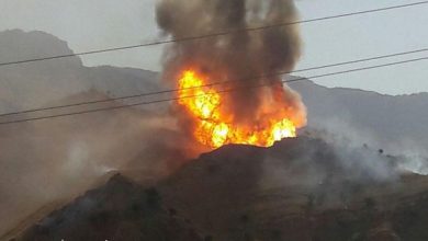 حادثه آتش سوزی در نزدیکی خط لوله پارس جنوبی - سایت حوادث